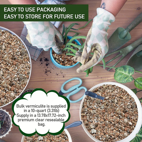 Gerta seed-starting mix with vermiculite supports early sprouting and even moisture.