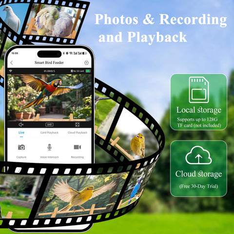 GESENWIN cloud storage or microSD support for video history