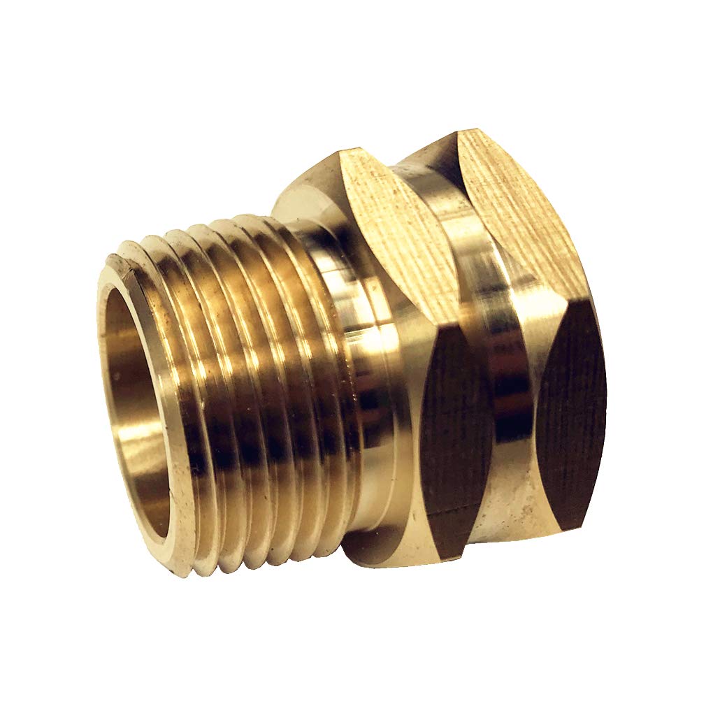 GESHATEN 2-pack brass fittings image highlighting leak-free performance under pressure.