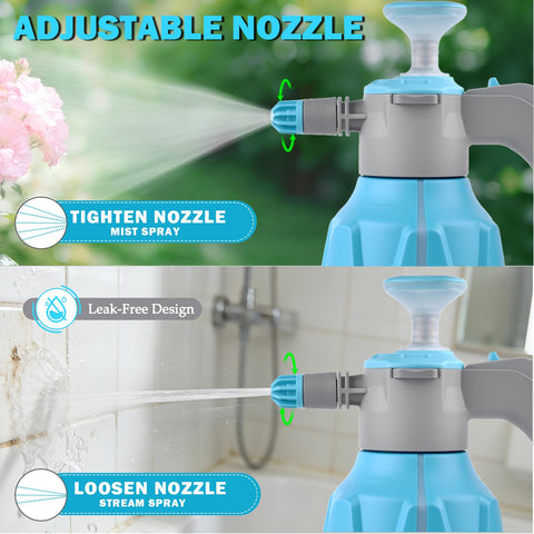 GESTONE adjustable nozzle spray for precise watering and gentle mist