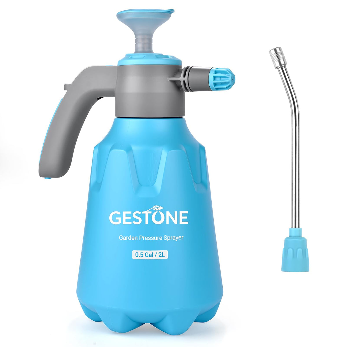 GESTONE half-gallon sprayer in use delivering even mist for plants