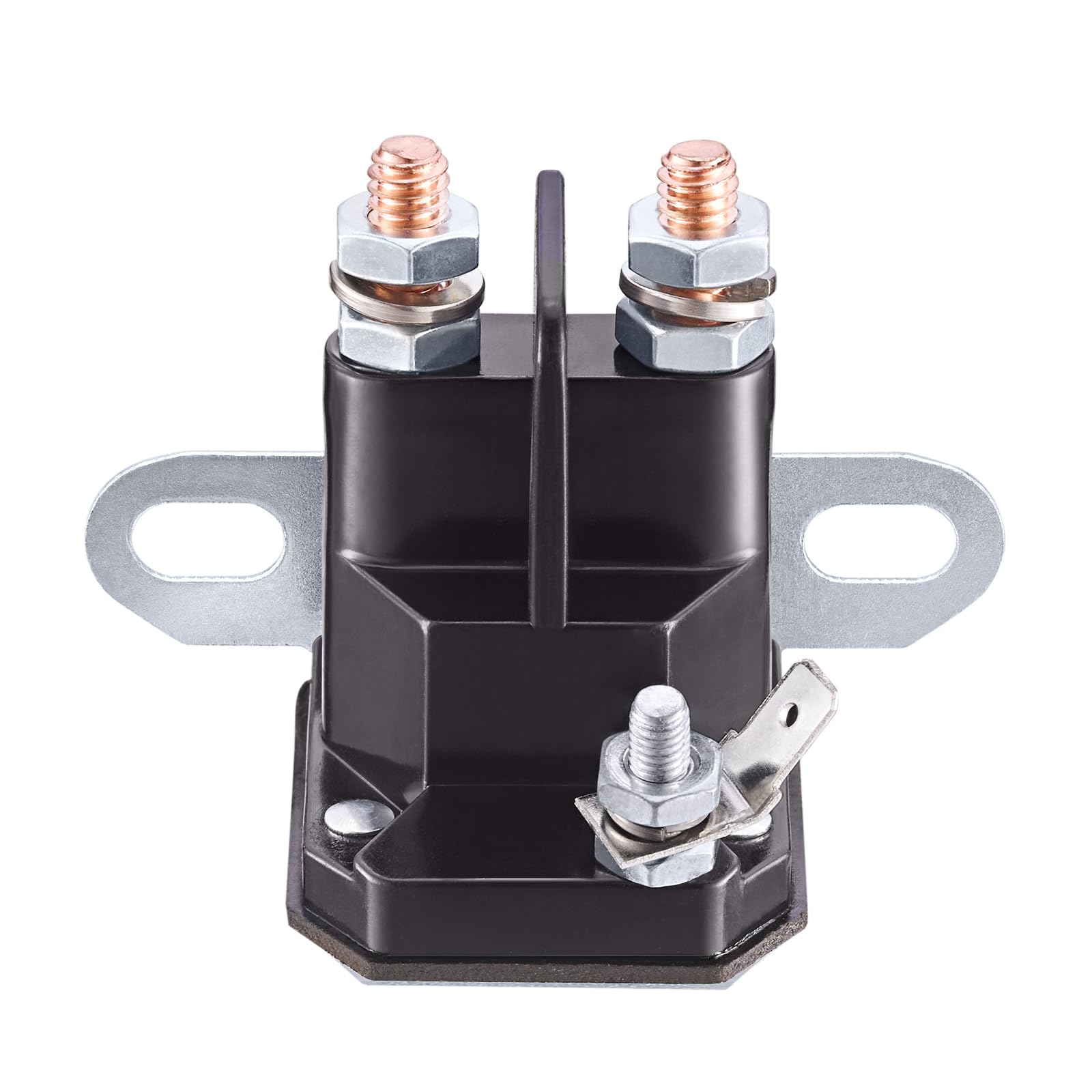 Gesyesor starter solenoid front view for reliable lawn mower starting and easy replacement.