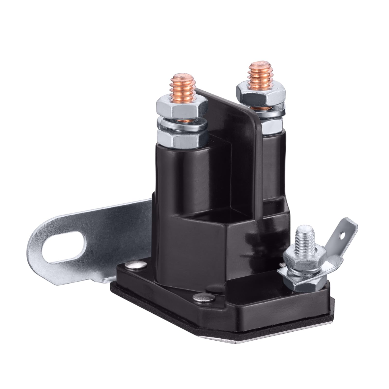 Gesyesor starter solenoid side view highlights durable construction for heavy use.