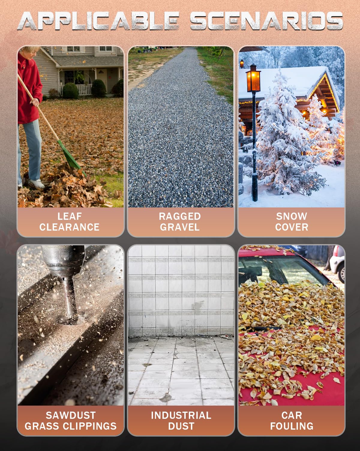 Getell GB657 Pro heavy-duty construction stands up to demanding outdoor cleanup.