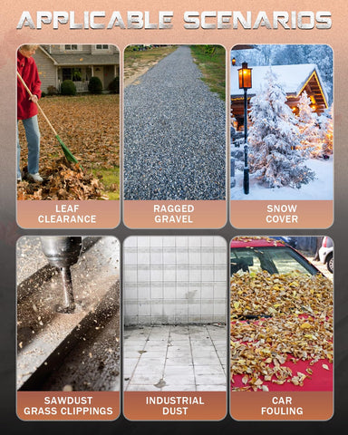 Getell GB657 Pro heavy-duty construction stands up to demanding outdoor cleanup.