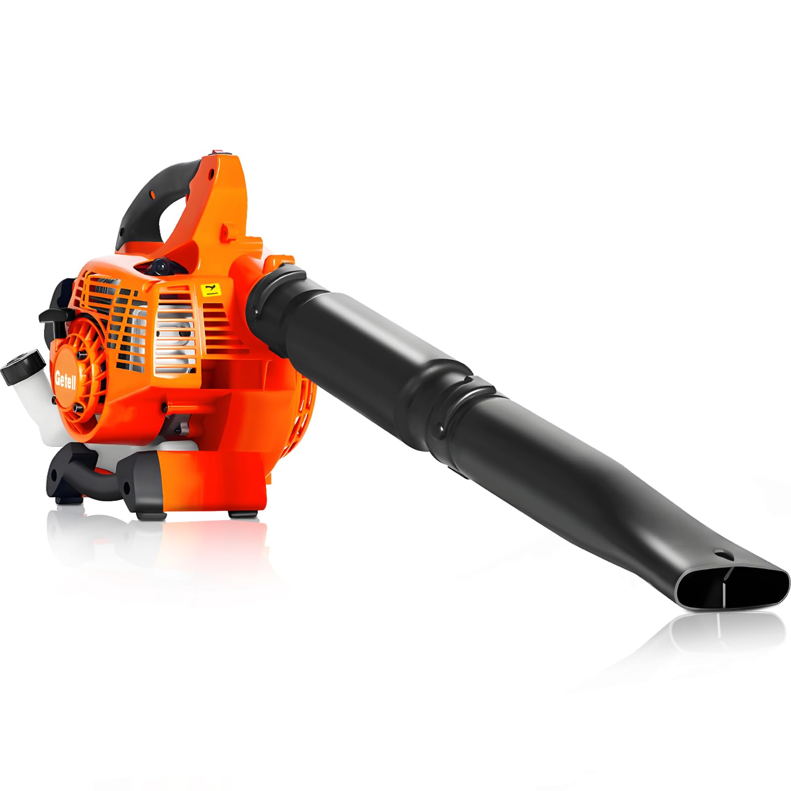 Getell handheld gas leaf blower with 26cc engine for powerful yard cleanup.