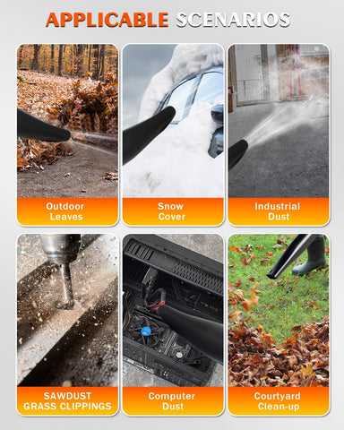 Getell leaf blower all-weather construction for year-round use.