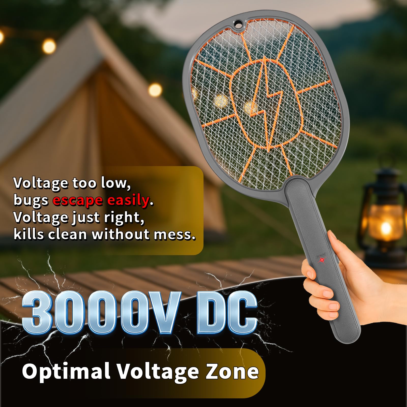 GEternalYn battery powered operation with AA power for outdoor use