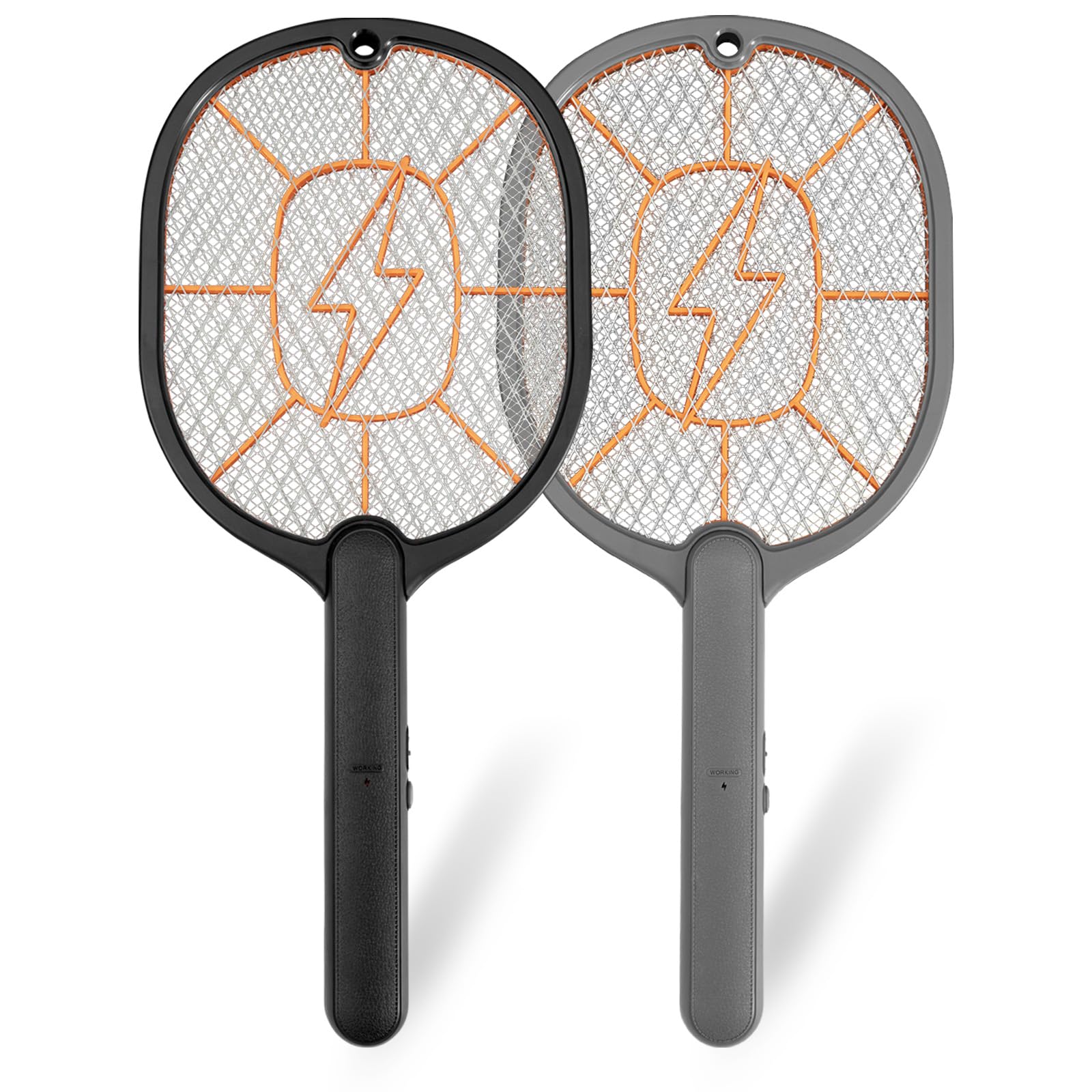 GEternalYn 2-pack electric fly swatter front view, compact and ready