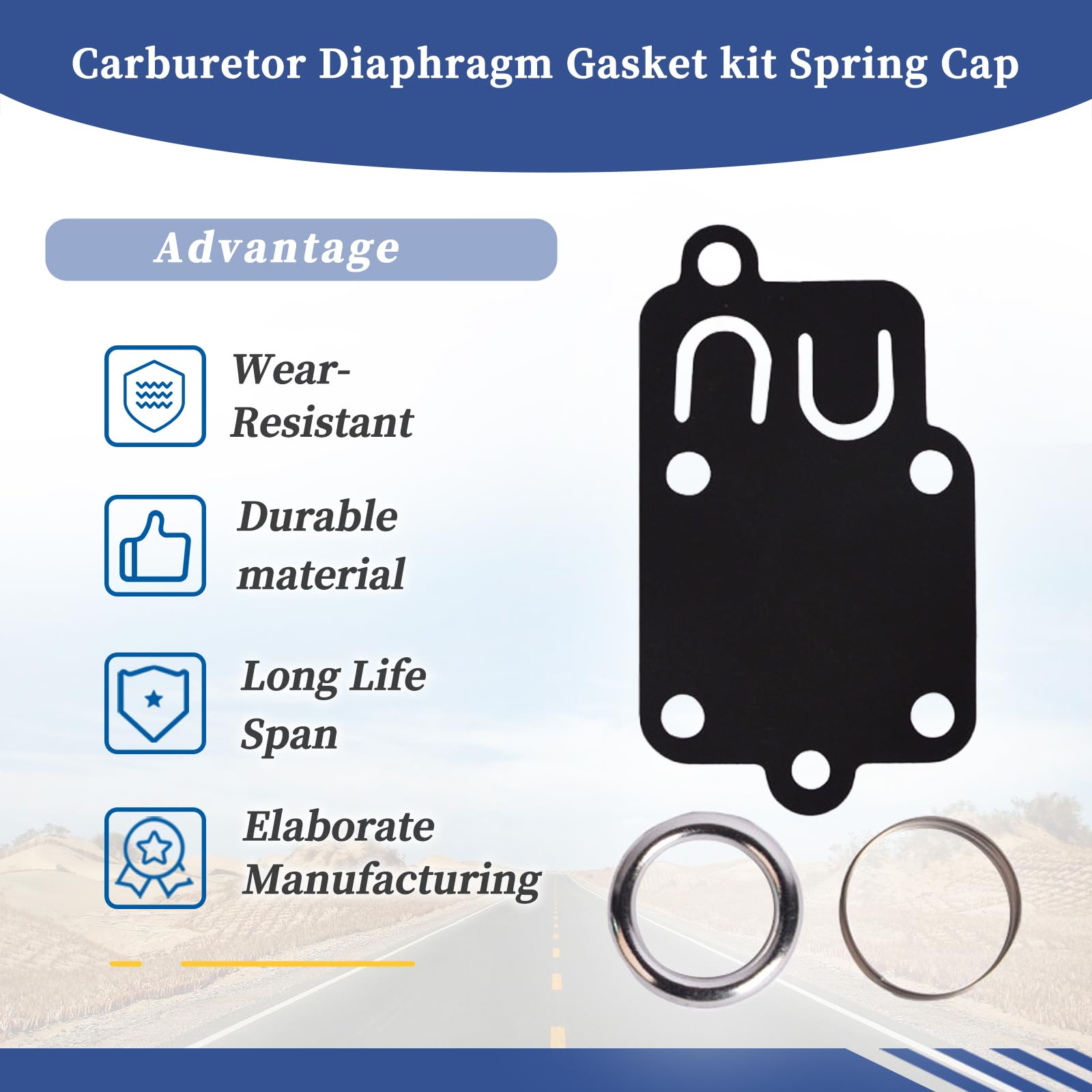 Getfarway compatible with 2HP–5HP horizontal engines broadens fit.