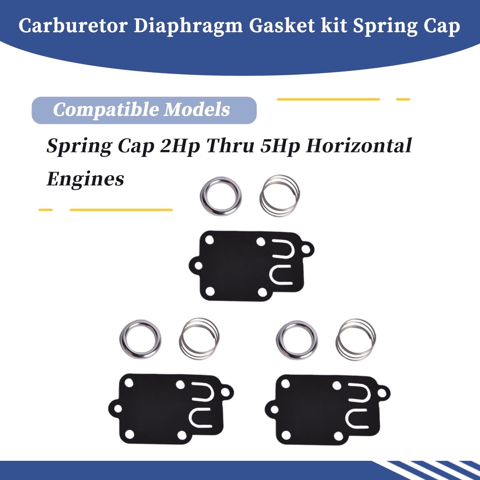 Getfarway diaphragms 3pcs provide consistent metering for reliable operation.