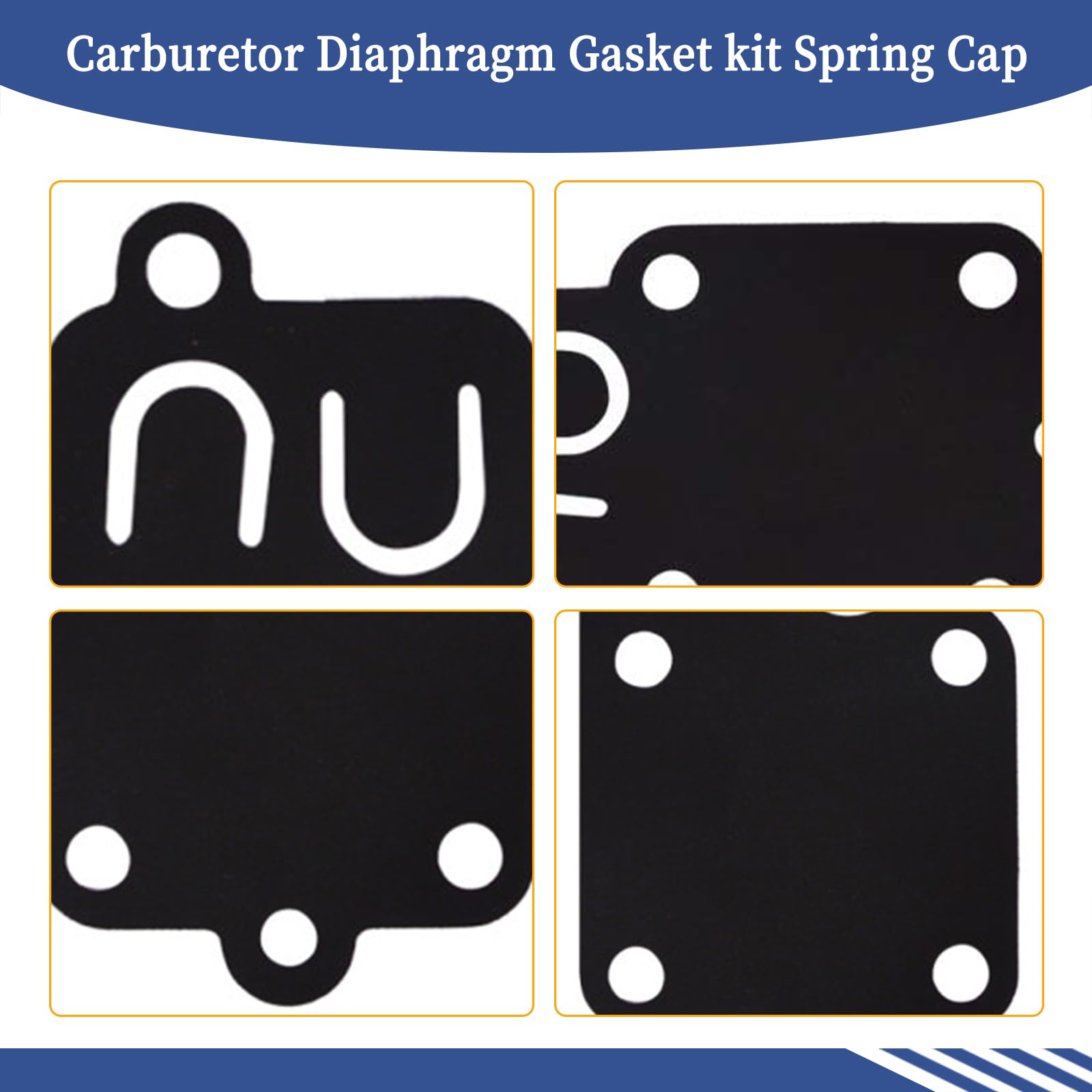 Getfarway spring caps 3pcs secure diaphragms for durable assembly.