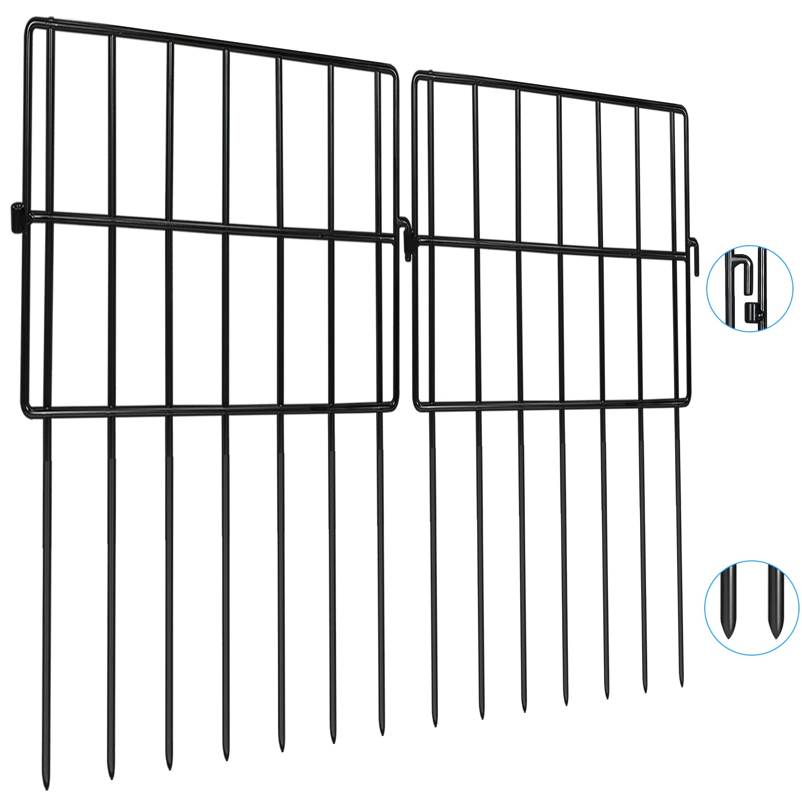 Getlay animal barrier fence shows 16-inch height for pet boundaries.