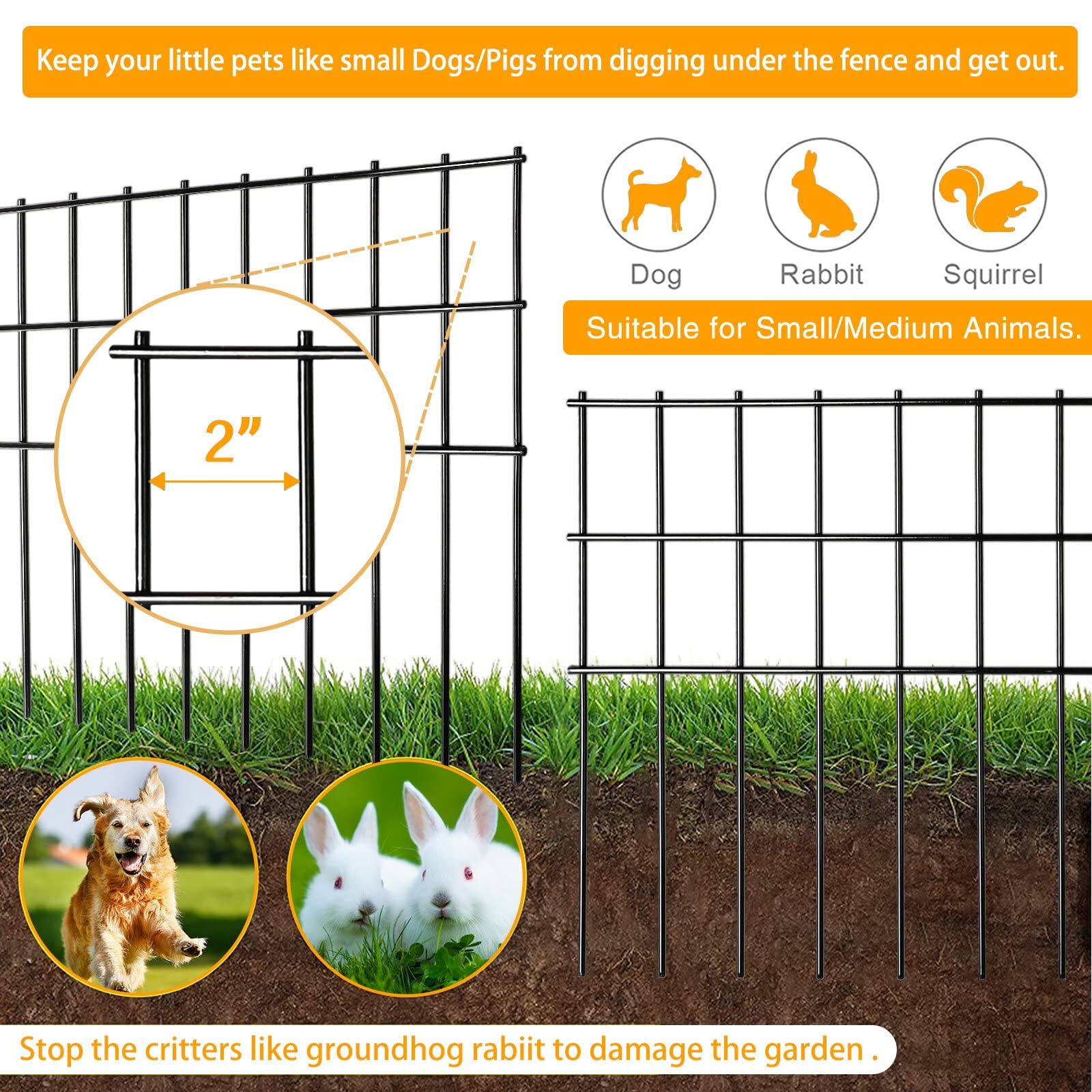 Getlay dog digging deterrent panel helps deter pets from digging