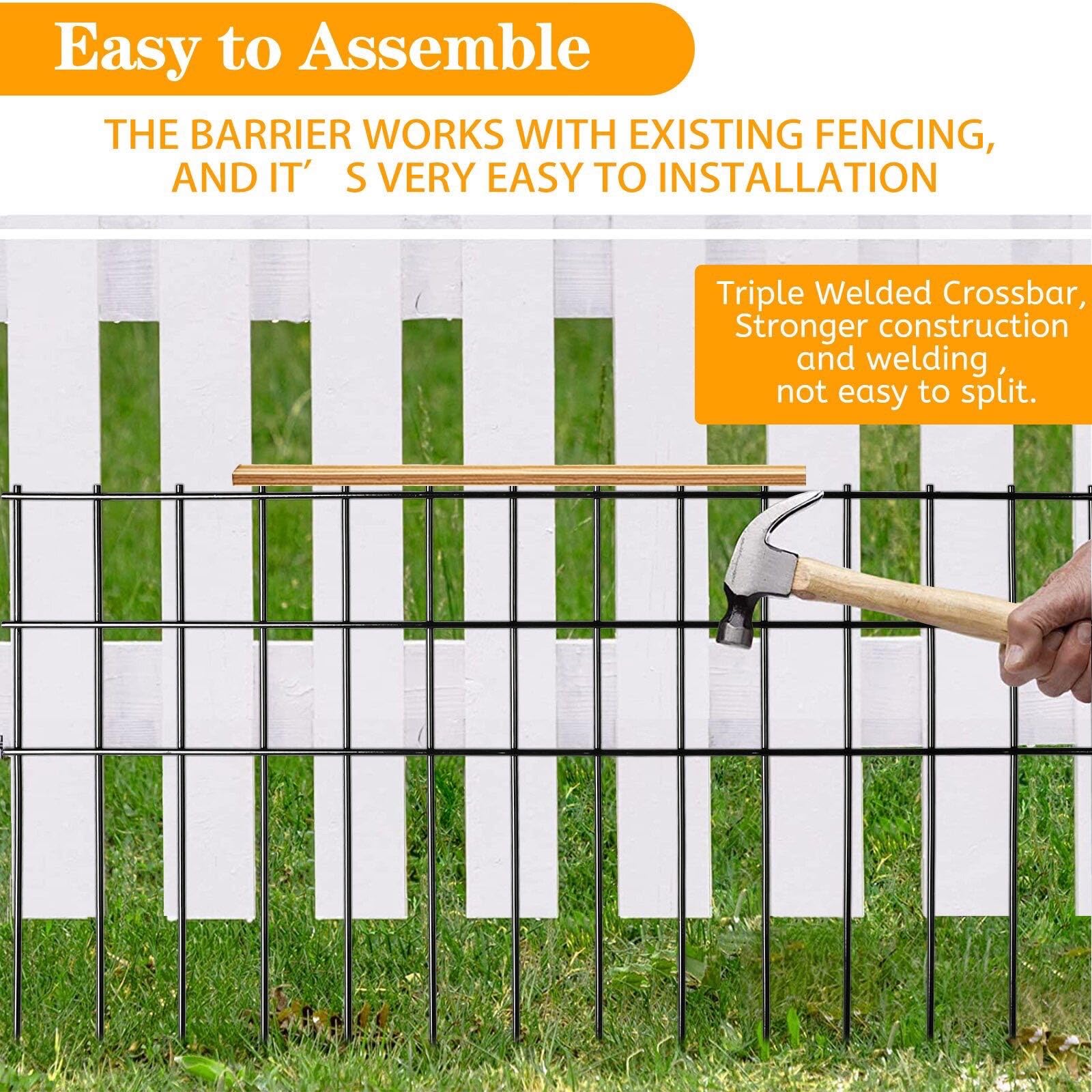 Getlay durable outdoor fence system suited for yard and deck