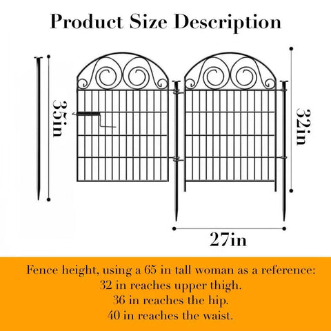 Getlay fence connecting rods secure panels for a sturdy enclosure