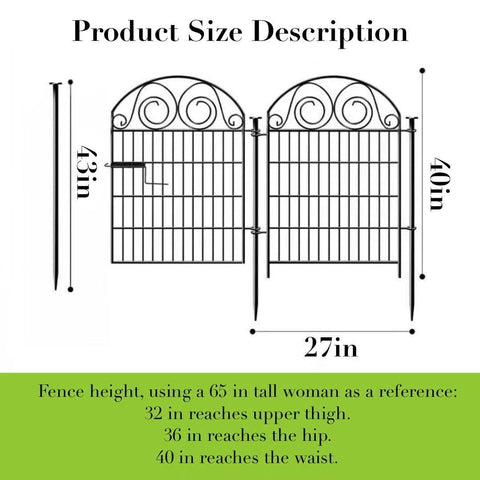 Getlay tall garden fence gate close-up with smooth latch for easy entry.
