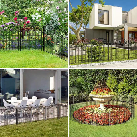 Getlay tall garden fence modular shape enables flexible layout for various bounds