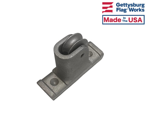 Gettysburg Flag Works assembled pulley hardware prepared for installation