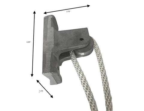 Gettysburg Flag Works aluminum pulley assembly made in USA for flagpoles
