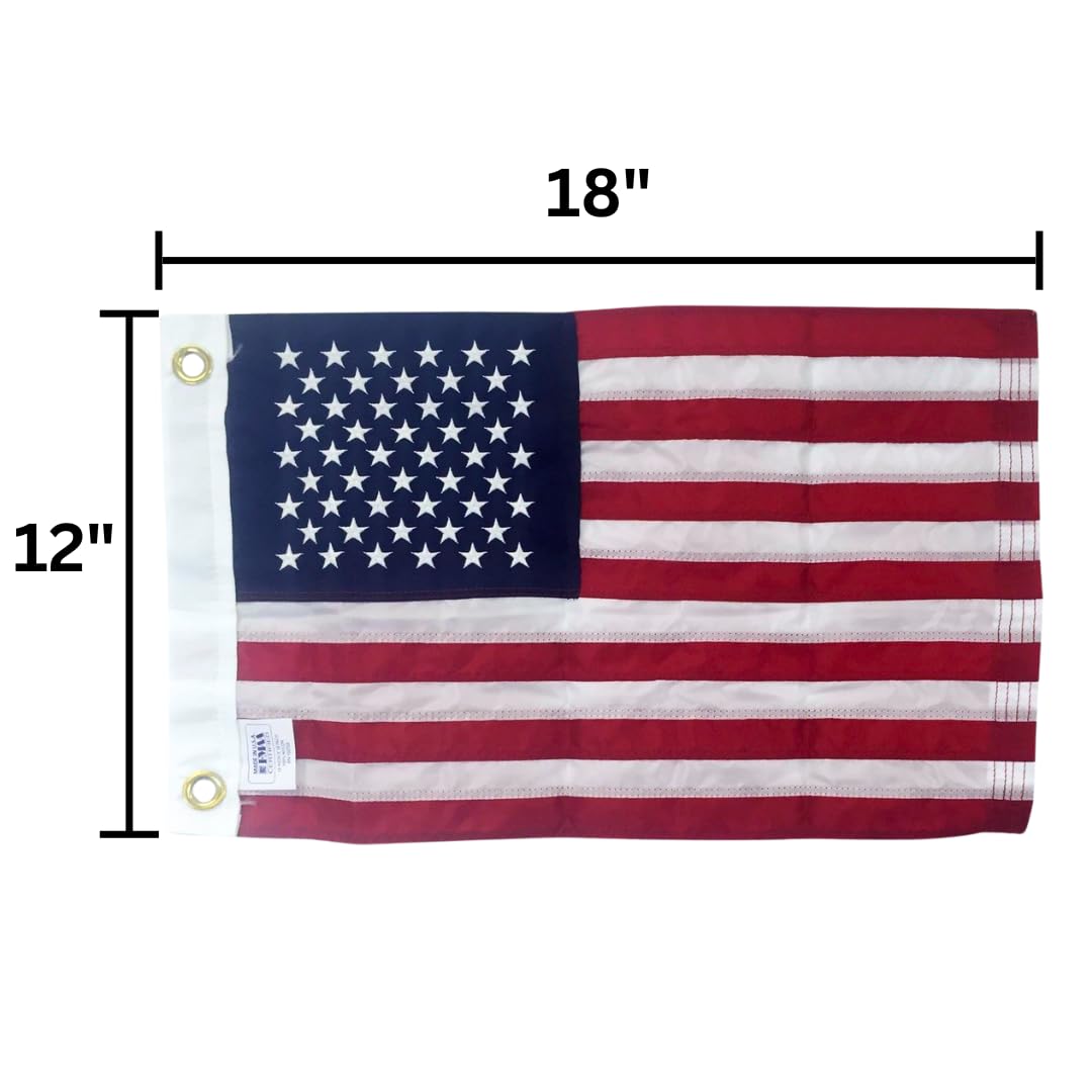 Gettysburg Flag Works marine-grade nylon flag built for long outdoor performance.