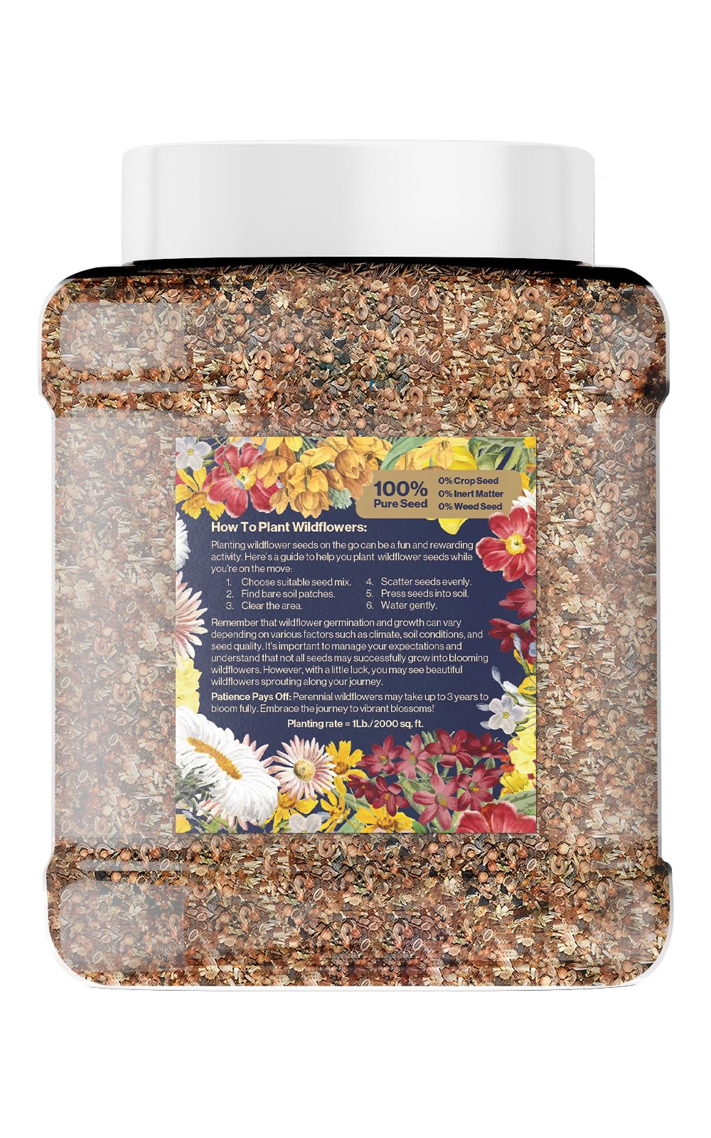 GevaGrow 20-species perennial mix for diverse color in outdoor beds.