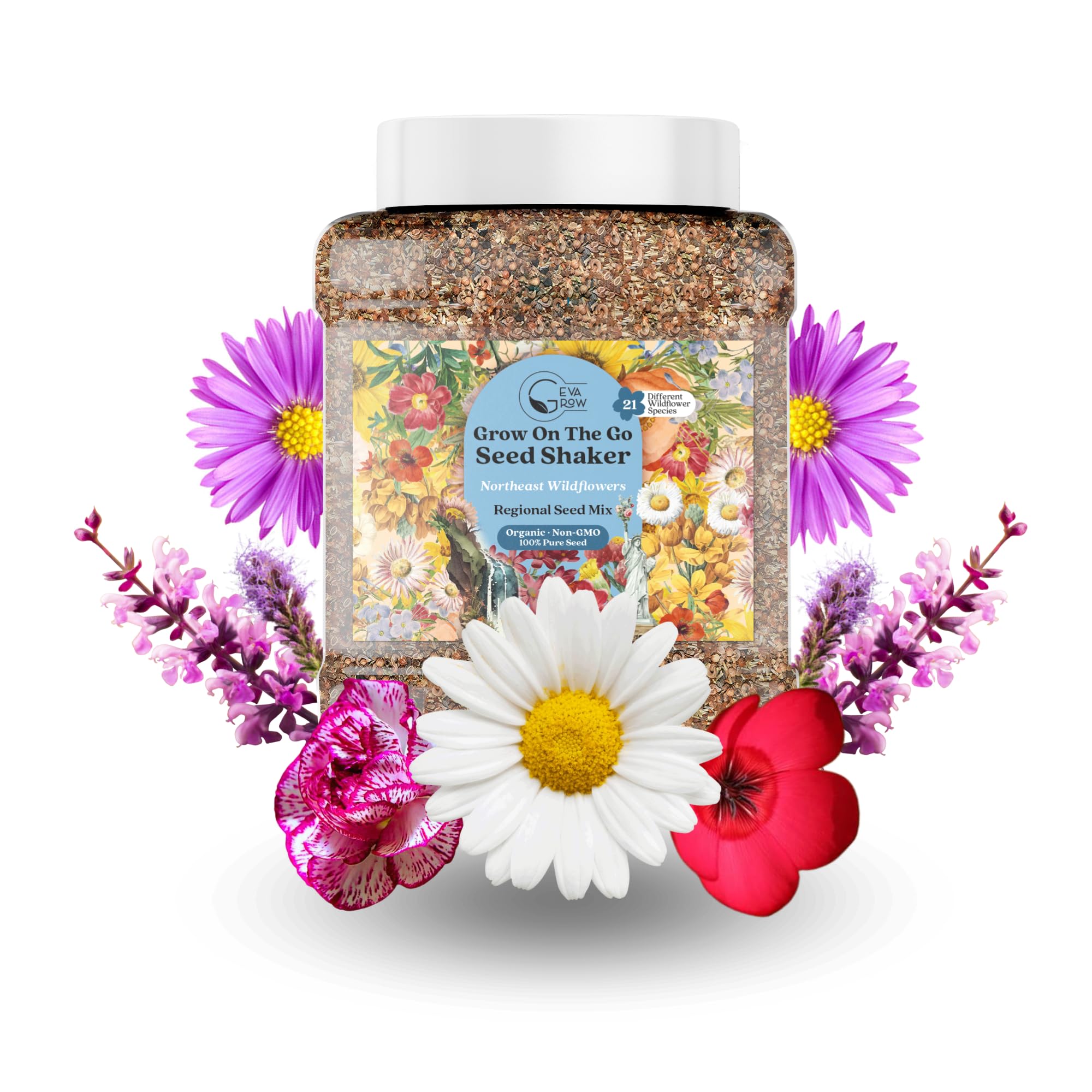 GevaGrow 1-lb refill tub enables repeat plantings and reduced waste