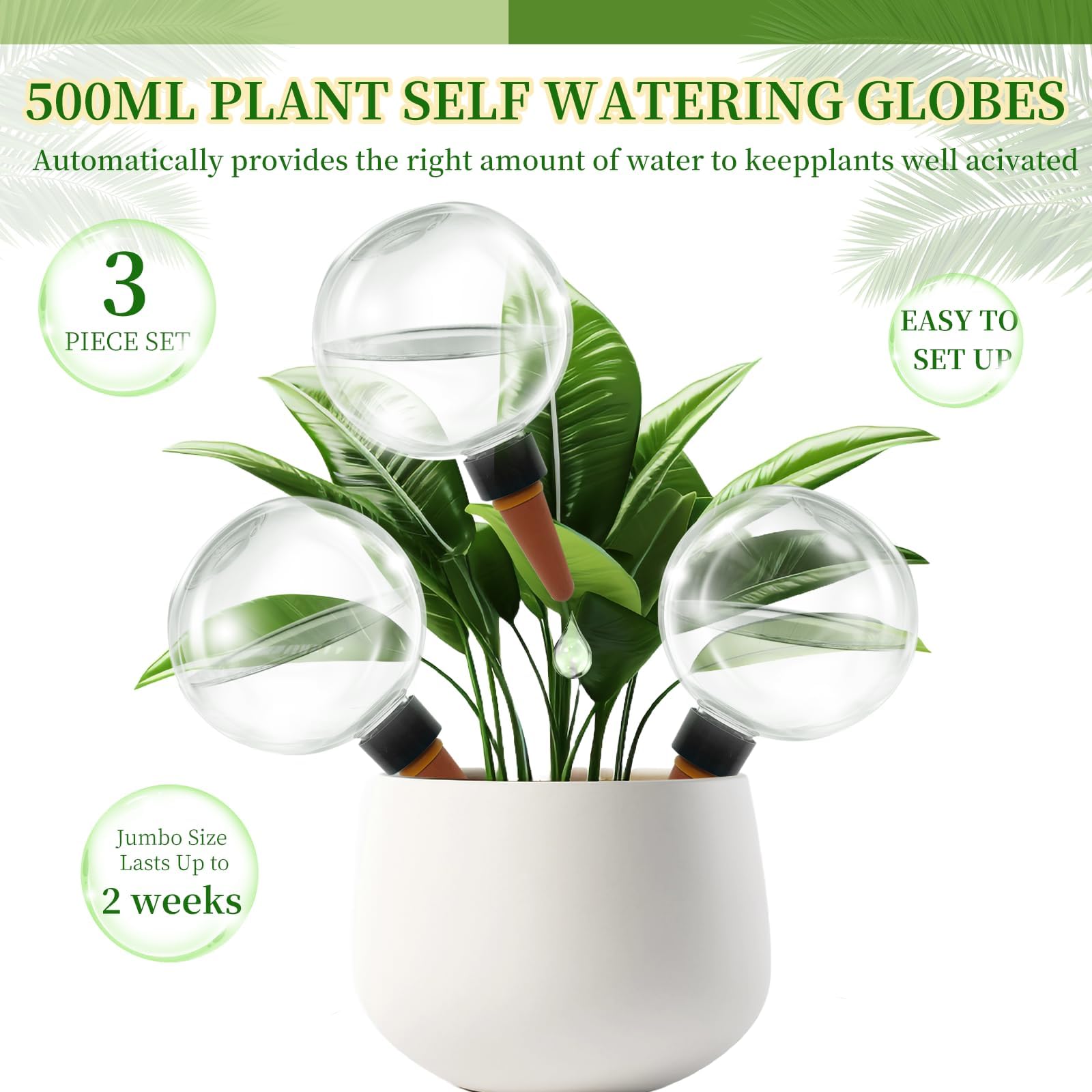 GEWOSI porous clay cone releases water evenly to roots for healthier growth.