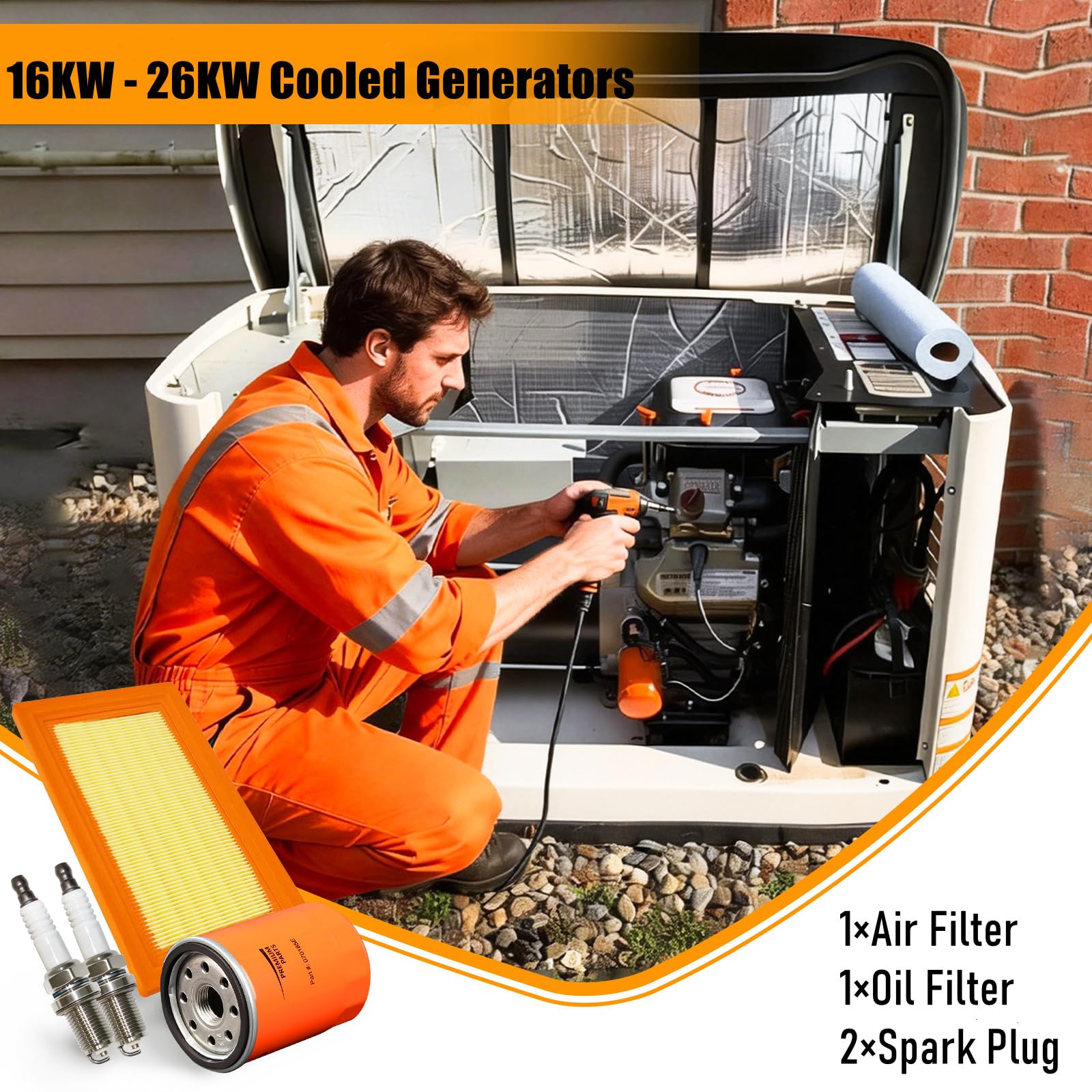 Gewxgzo 6485 kit ready for Ge-nerac generator maintenance.