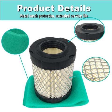 Gewxgzo air filter dimensions ensure a precise, snug seal