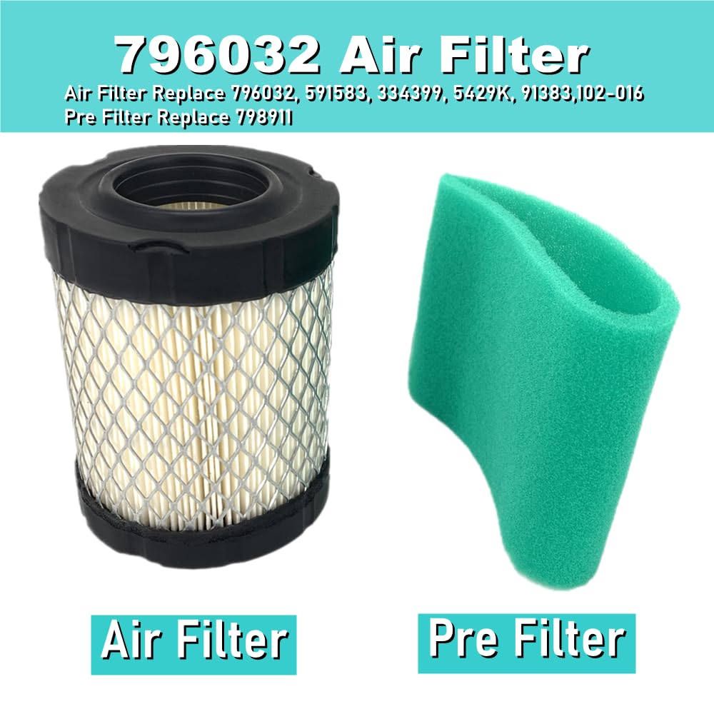 Gewxgzo pre-filter 798911 replacement protects intake from debris and dust