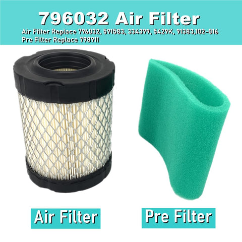 Gewxgzo pre-filter 798911 replacement protects intake from debris and dust