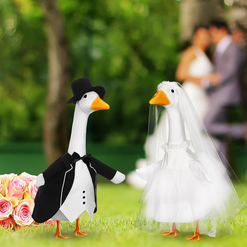 Geyoga wedding goose groom hat for 23-inch goose, finishing touches for the scene.