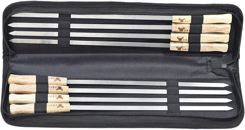 G & F Products travel storage bag included for organized outdoor cooking.