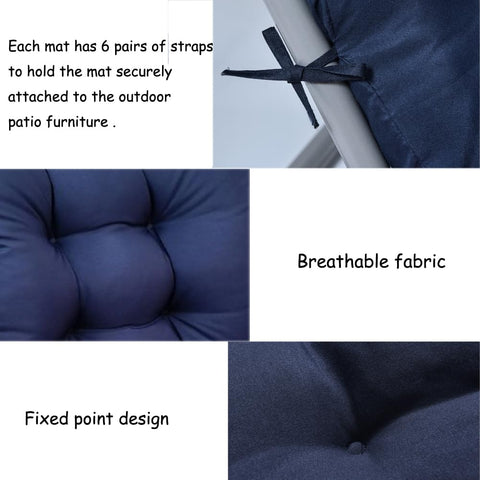 Gfgift Cushion full size 61 x 19 inches for chaise loungers