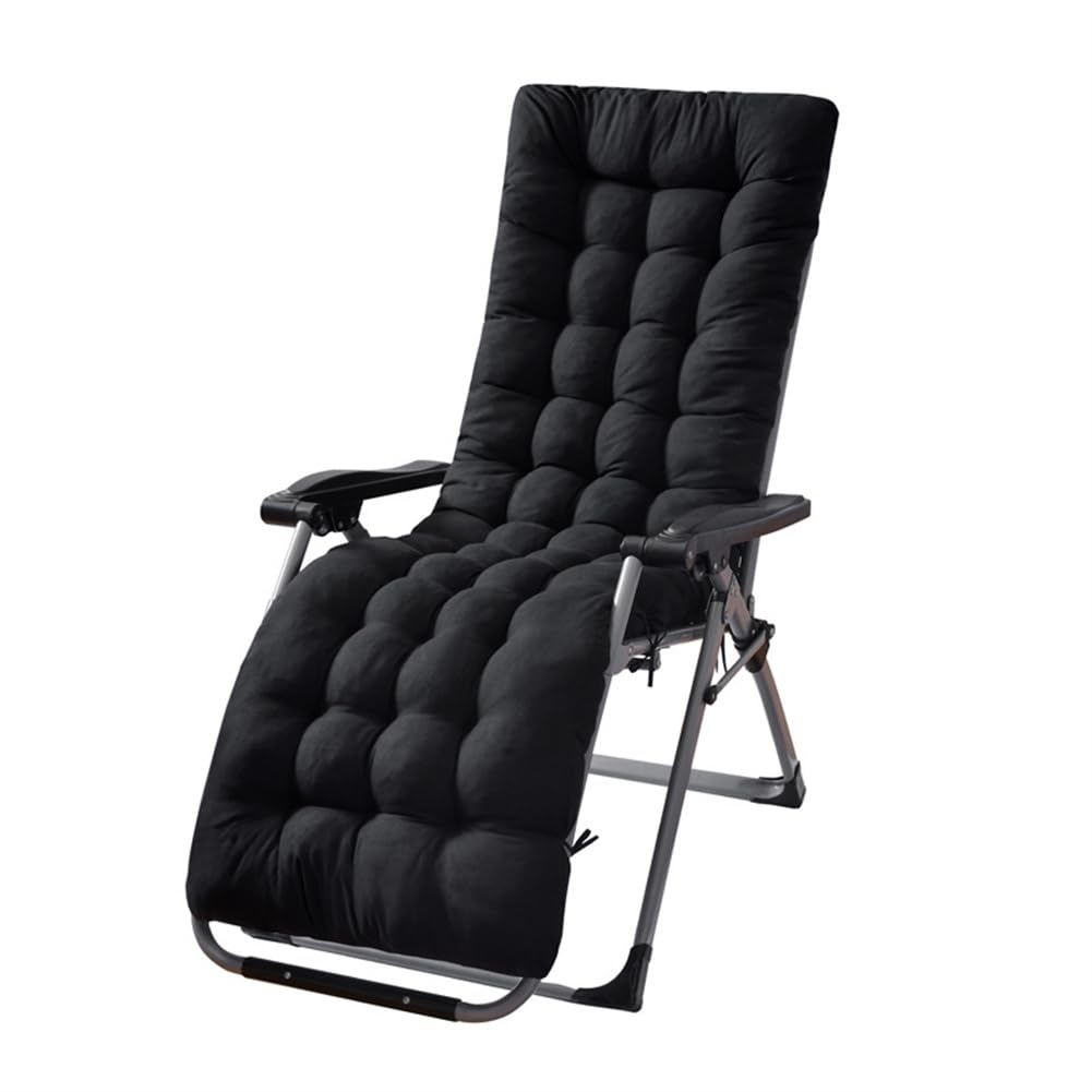 Gfgift Patio Chaise Lounger Cushion top view with plush padding for all-day lounging