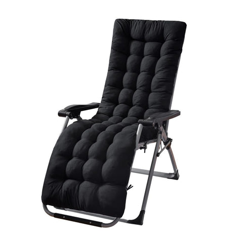 Gfgift Patio Chaise Lounger Cushion top view with plush padding for all-day lounging
