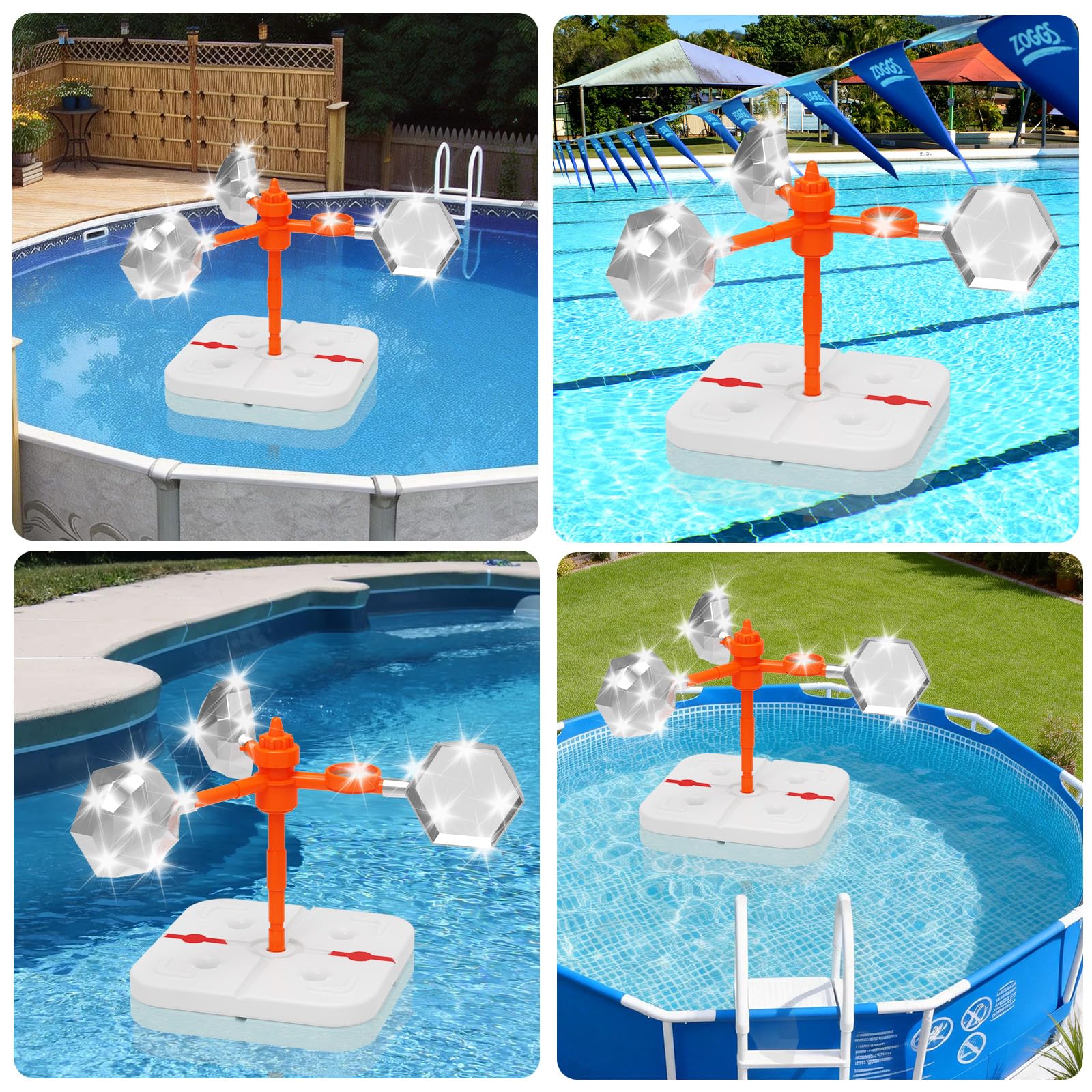 GFYYBKJ outdoor bird deterrent helps protect pools and decks from unwanted guests