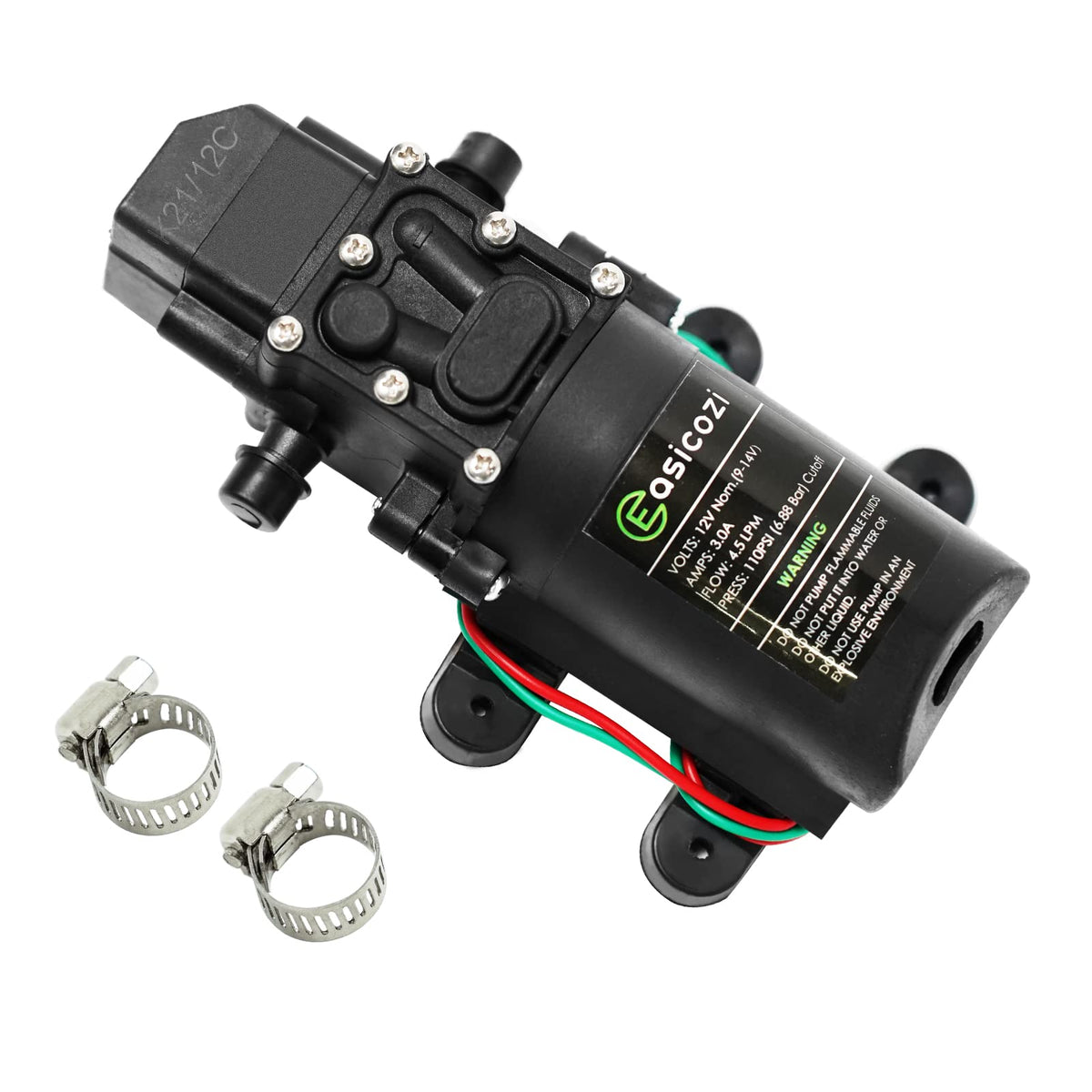 G Ganen 12V DC water pump main view for RV and boat use