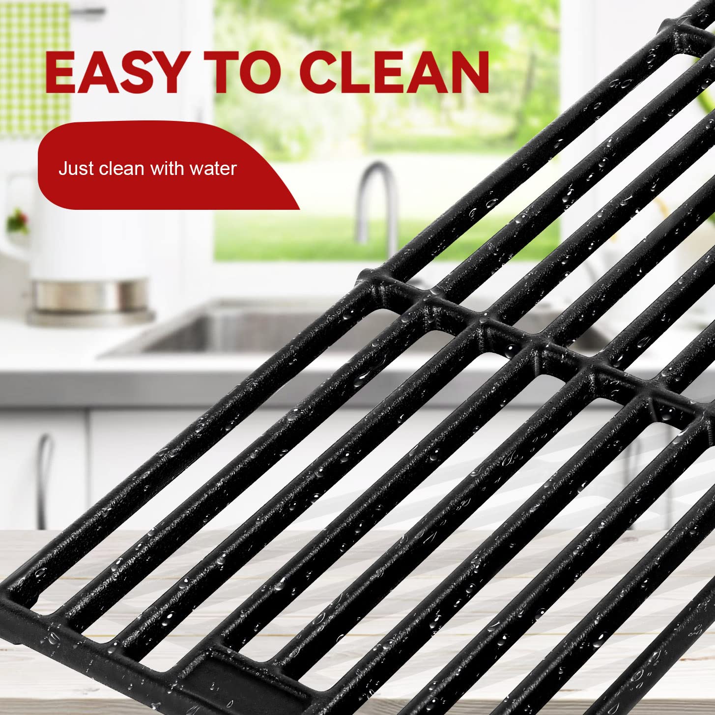 GGC 4-piece set supports versatile grilling across gas and charcoal.