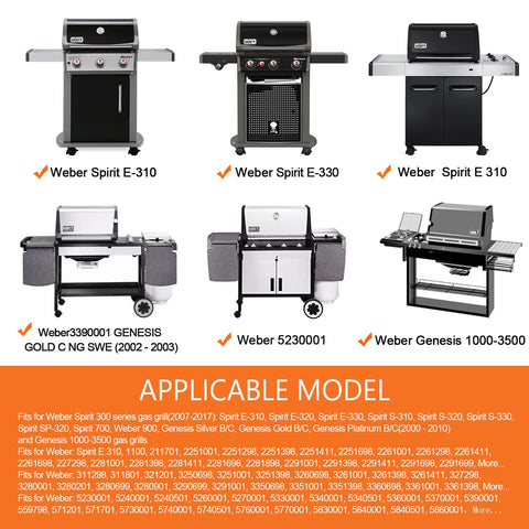 GGC two-piece cast iron pack ready for Weber Spirit