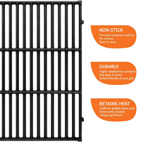 GGC 17-5 inch length grates showing dimensions for fitment