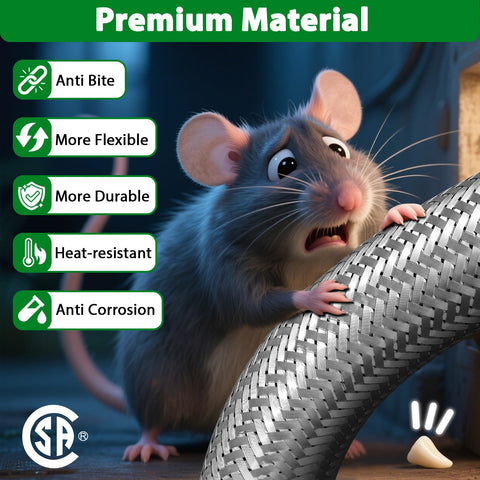 GGC 5ft extended hose offers flexible placement in tight spaces