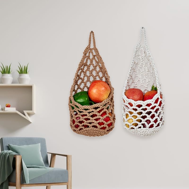 GGMOVE fruit storage decor basket keeps kitchen organized and stylish