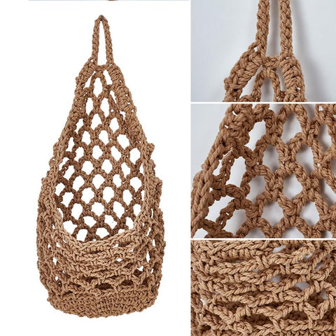 GGMOVE wall planter for indoor plants complements shelves and windows with natural jute