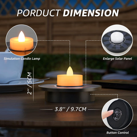 GGNOO tea-light glow for patios and events