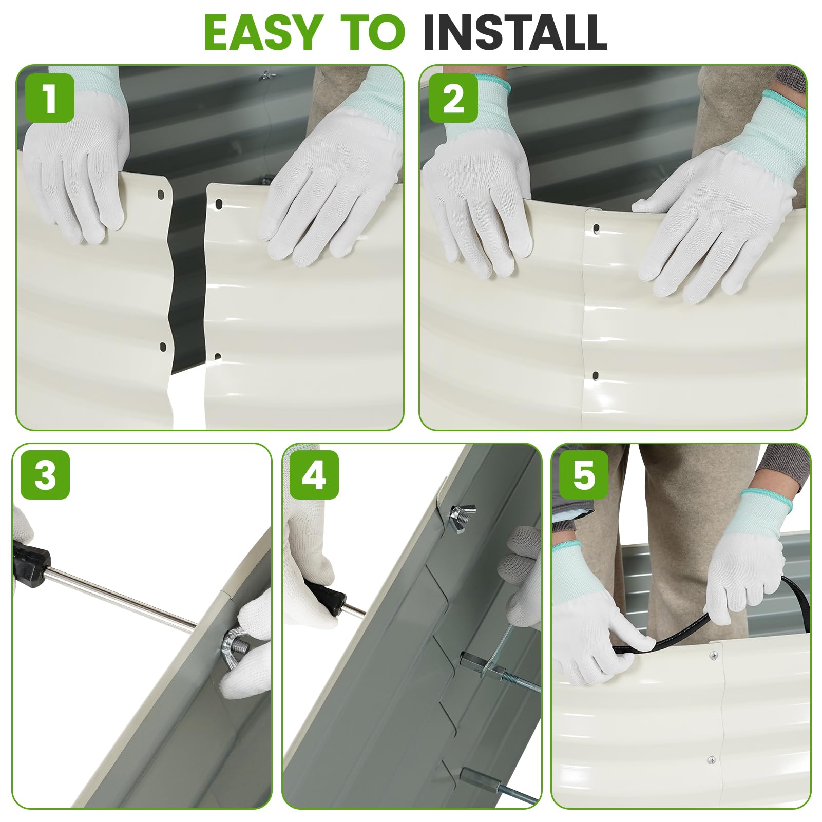 G GOOD GAIN butterfly nuts allow tool free tightening during assembly