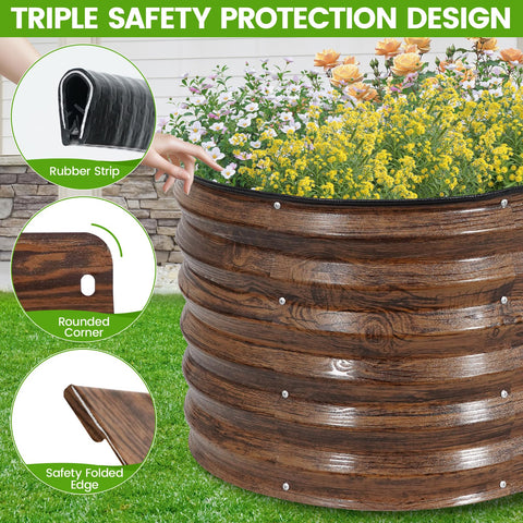 G GOOD GAIN open-bottom design promotes drainage and healthier root growth.