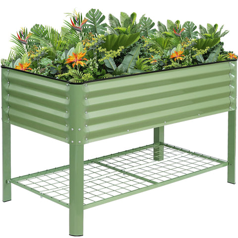 G GOOD GAIN elevated bed legs provide stable support for outdoor gardening.