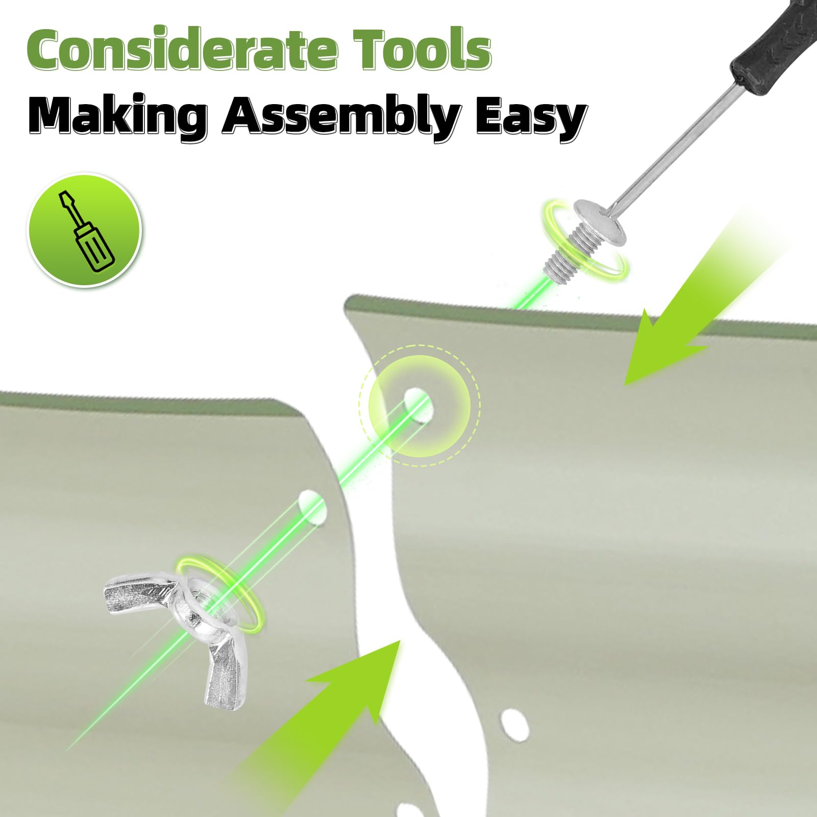 G GOOD GAIN included gloves and tools enable immediate planting and setup.
